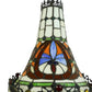 CDH 12" Tiffany Style Inverted Chandelier with 30cm Shade (12011CST)