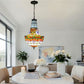 CDH 12" Tiffany Style Inverted Chandelier with 30cm Shade (15017CST)