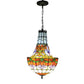 CDH 12" Tiffany Style Inverted Chandelier with 30cm Shade (15017CST)
