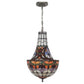 CDH 12" Tiffany Style Inverted Chandelier with 30cm Shade (15017CST)