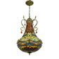 CDH 16" Tiffany Style Inverted Chandelier with 40cm Shade (16035CSTL_R)