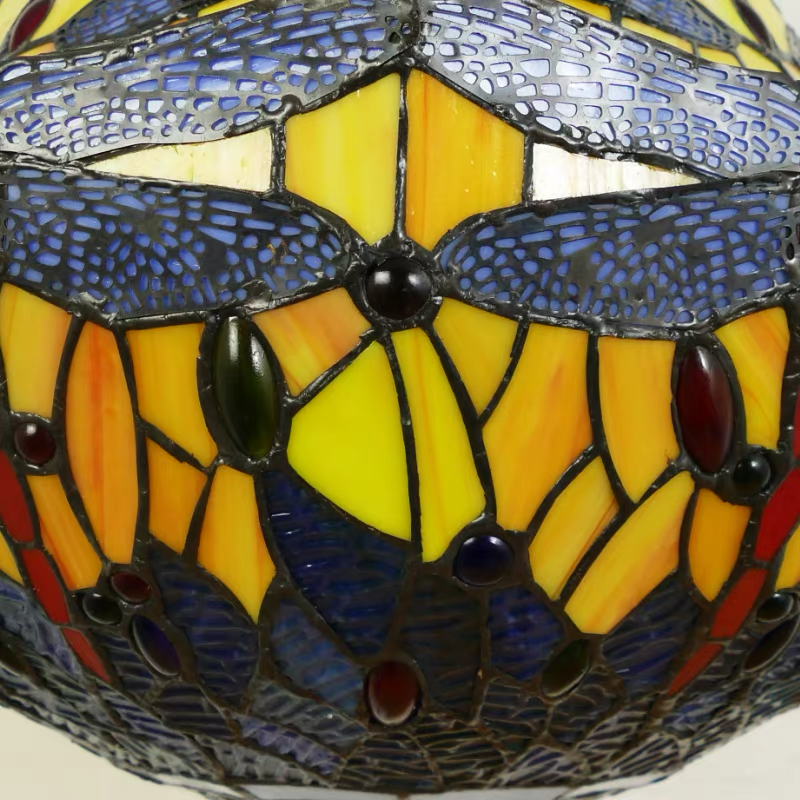 CDH 16" Tiffany Style Inverted Chandelier with 40cm Shade (16117CSTL)