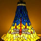 CDH 16" Tiffany Style Inverted Chandelier with 40cm Shade (16117CSTL_R)