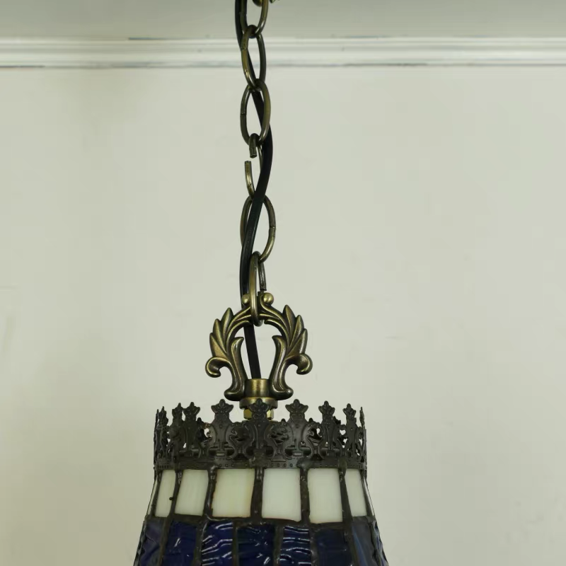 CDH 16" Tiffany Style Inverted Chandelier with 40cm Shade (16117CSTL_R)