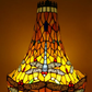 CDH 16" Tiffany Style Inverted Chandelier with 40cm Shade (16035CSTL)