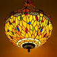 CDH 16" Tiffany Style Inverted Chandelier with 40cm Shade (16035CSTL)