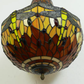 CDH 16" Tiffany Style Inverted Chandelier with 40cm Shade (16035CSTL)