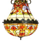 CDH 16" Tiffany Style Inverted Chandelier with 40cm Shade (19052CSTL)