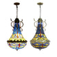 CDH 16" Tiffany Style Inverted Chandelier with 40cm Shade (16117CSTL_R)