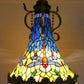 CDH 16" Tiffany Style Inverted Chandelier with 40cm Shade (16117CSTL_R)