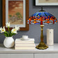 CDH 18" XLARGE Tiffany Table Lamp 46cm Shade (19014T)