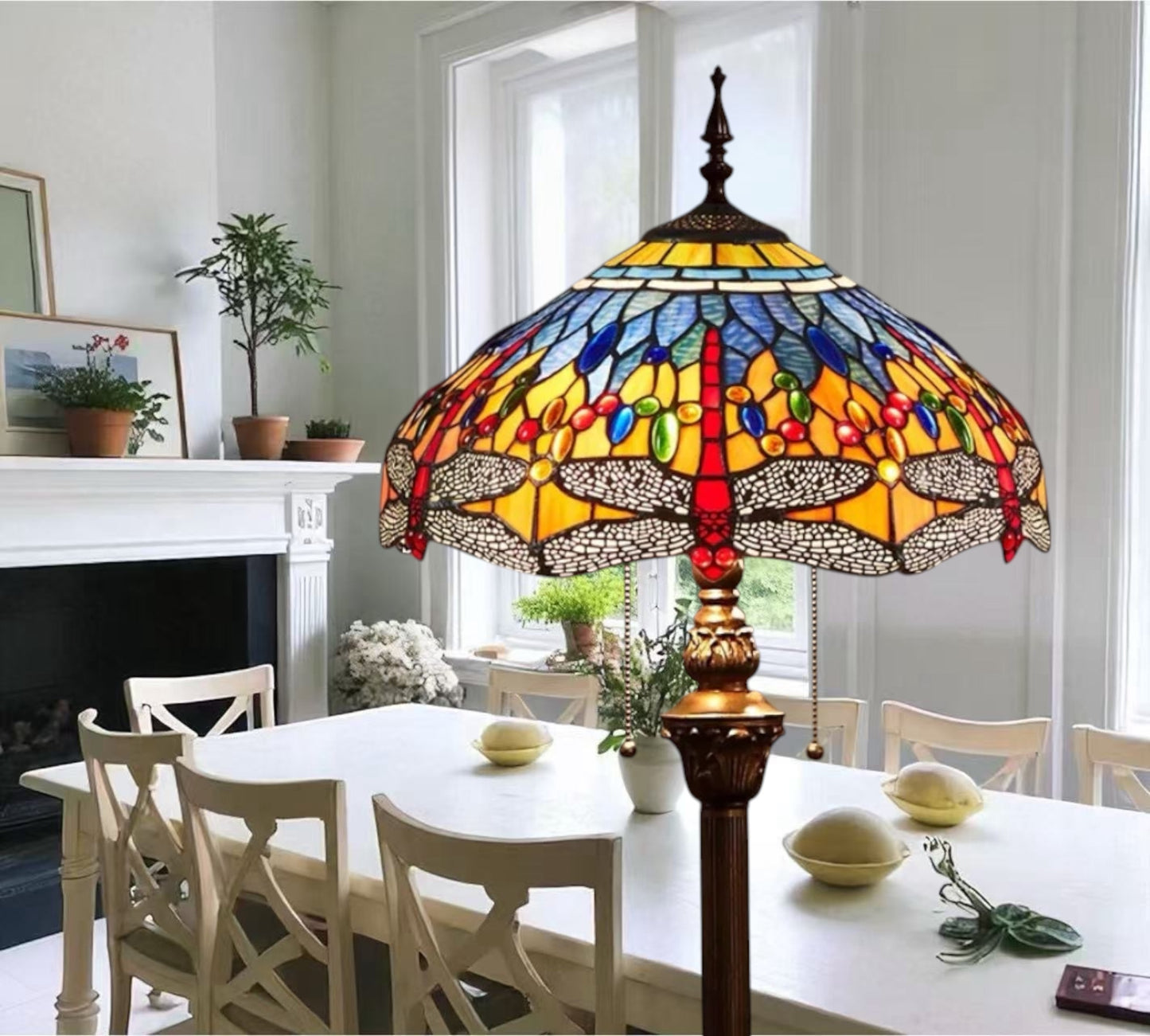 CDH Tiffany Floor Lamp (16031) 16" 40CM Shade