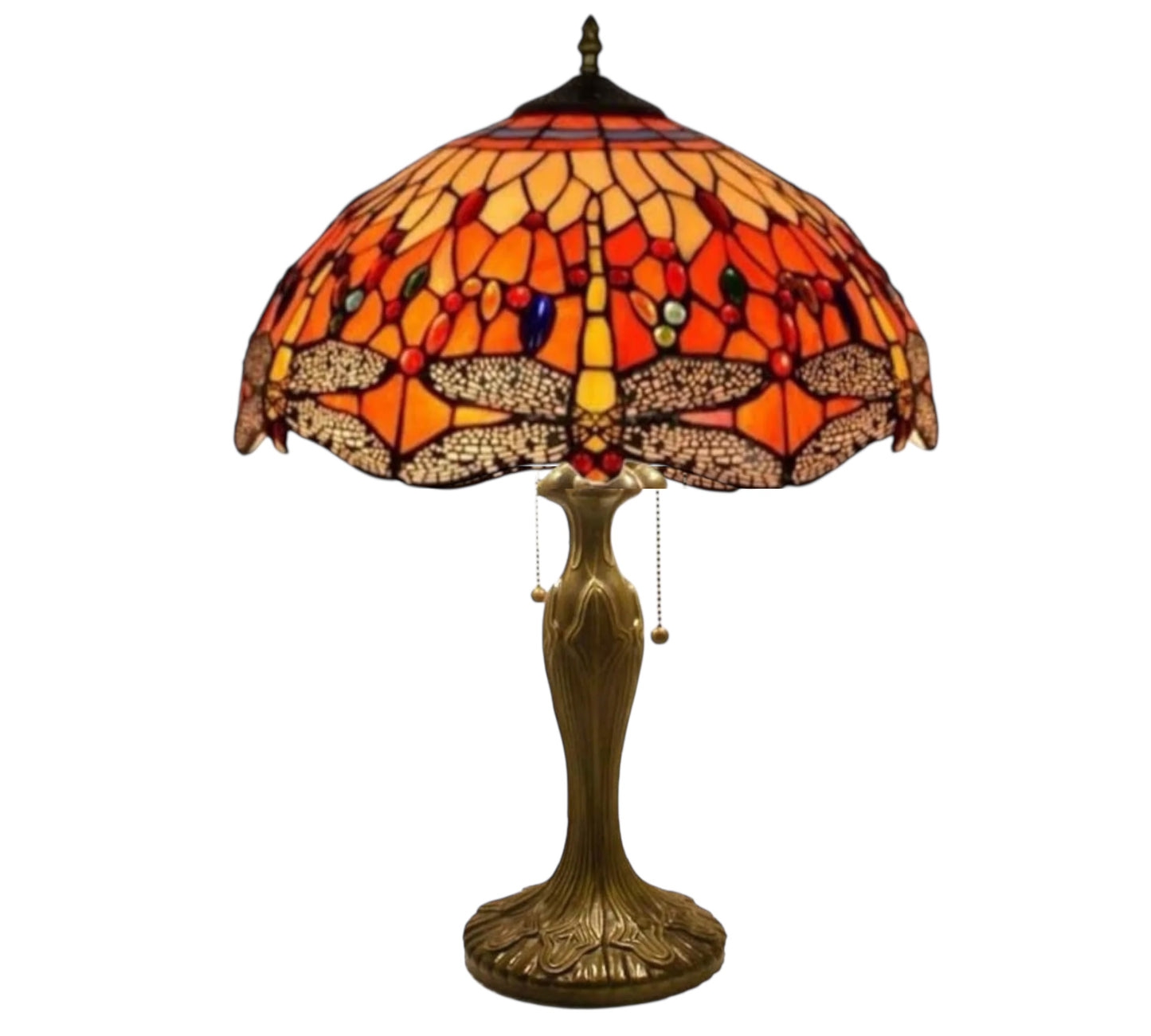 CDH 16" Tiffany Table Lamp 40cm Shade (15060)