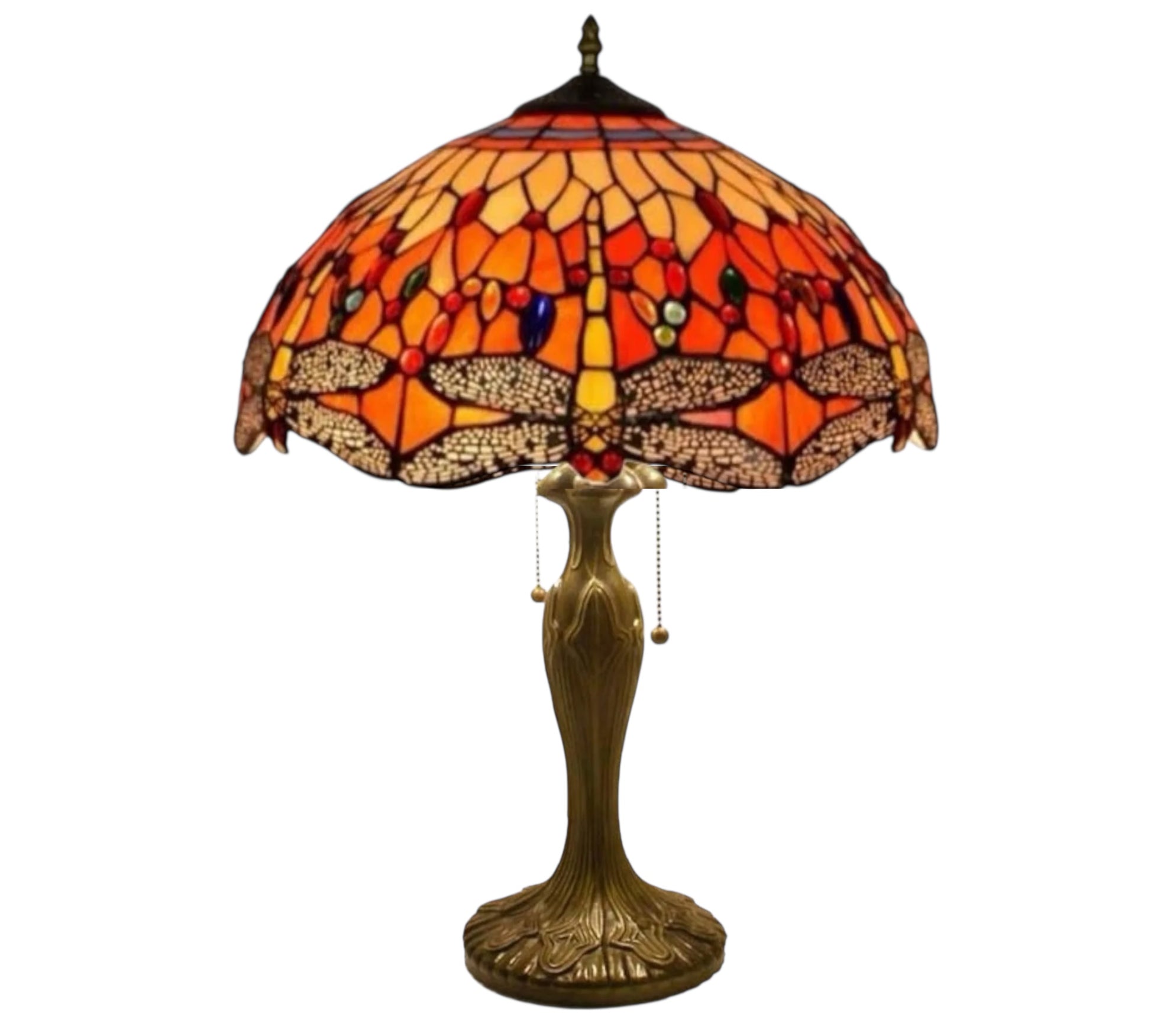 CDH 16" Tiffany Table Lamp 40cm Shade (15060)