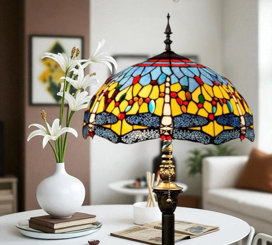 CDH Tiffany Floor Lamp (16033) 16" 40CM Shade