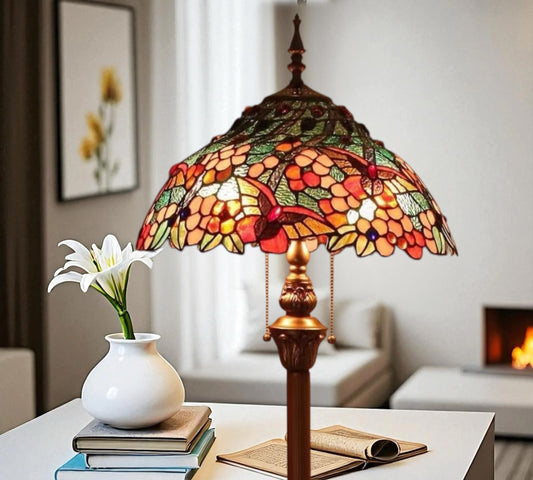 CDH Tiffany Floor Lamp (16075) 16" 40CM Shade