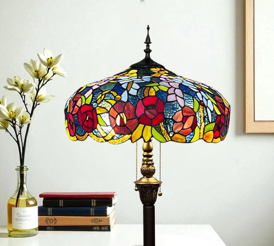 CDH Tiffany Floor Lamp (16116) 16" 40CM Shade