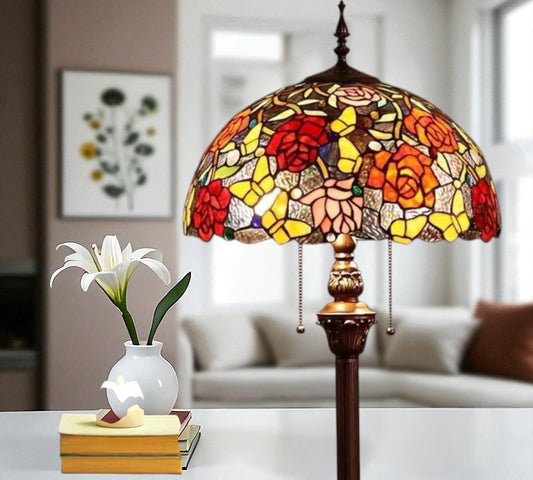 CDH Tiffany Floor Lamp (16074) 16" 40CM Shade