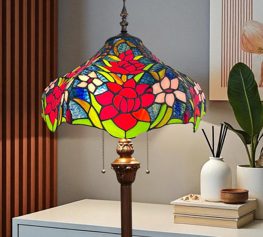 CDH Tiffany Floor Lamp (16118) 16" 40CM Shade