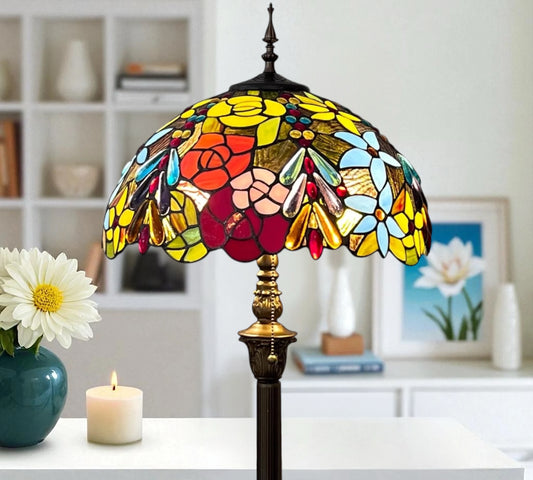 CDH Tiffany Floor Lamp (15016F) 16" 40CM Shade