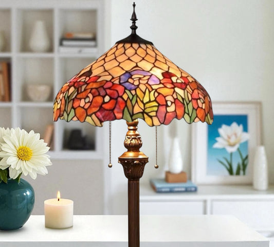 CDH Tiffany Floor Lamp (16015) 16" 40CM Shade