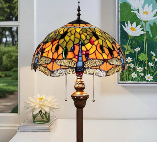 CDH Tiffany Floor Lamp (16034) 16" 40CM Shade