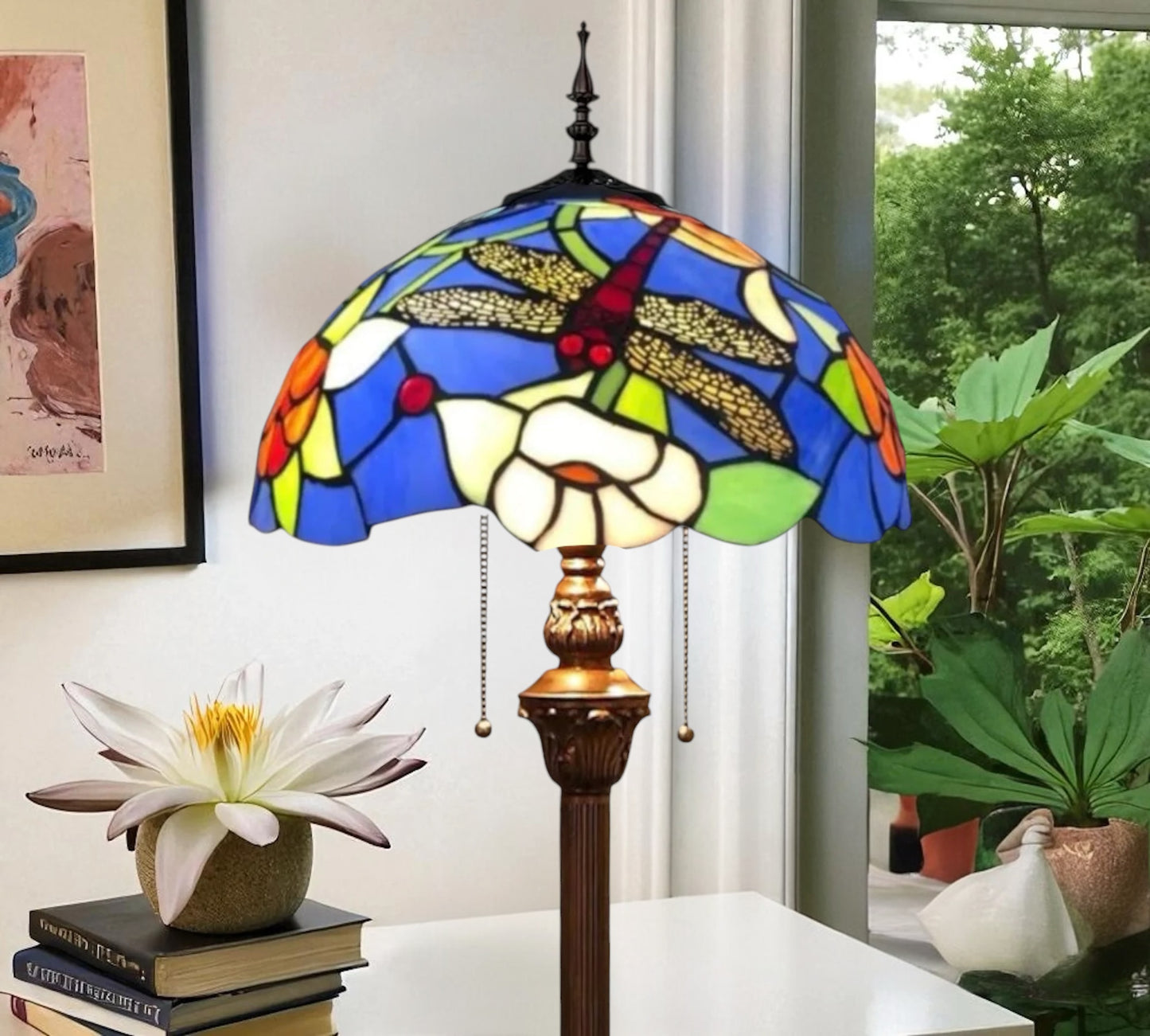 CDH Tiffany Floor Lamp (16029) 16" 40CM Shade