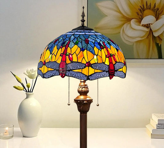 CDH Tiffany Floor Lamp (16117) 16" 40CM Shade