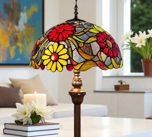 CDH Tiffany Floor Lamp (16939) 16" 40CM Shade