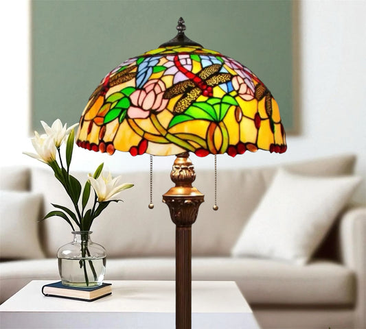 CDH Tiffany Floor Lamp (16941) 16" 40CM Shade