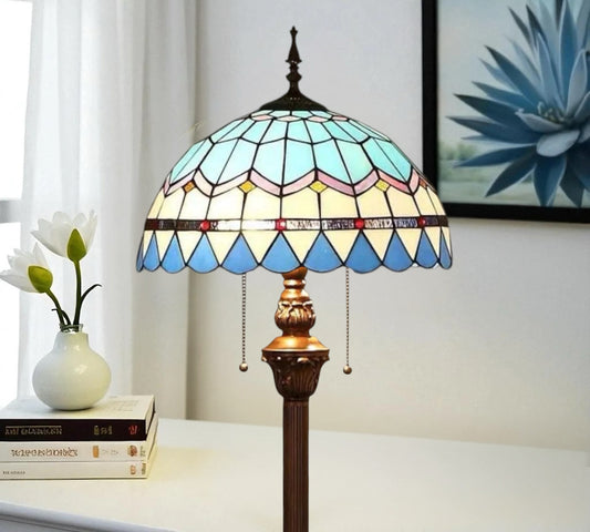 CDH Tiffany Floor Lamp (16101) 16" 40CM Shade