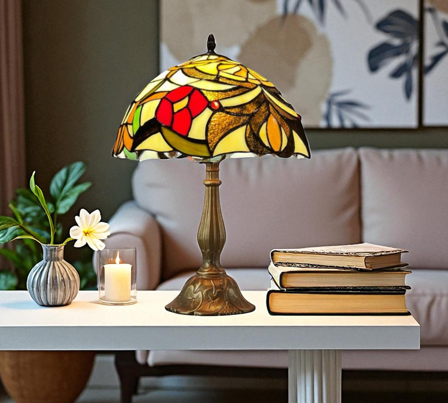 CDH 12" Tiffany Table Lamp (12727)