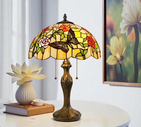 CDH 16" Tiffany Table Lamp 40cm Shade (15044)