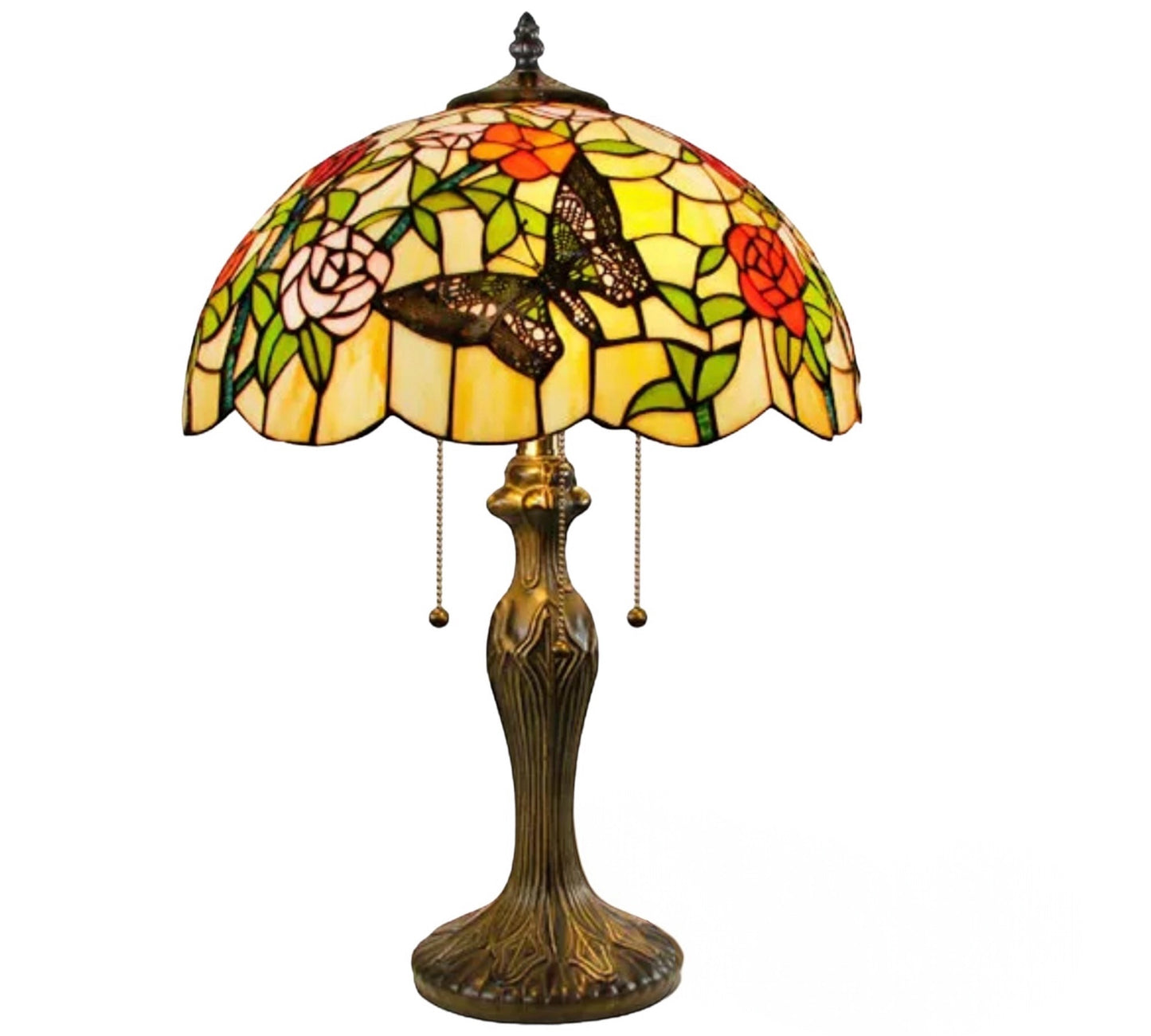 CDH 16" Tiffany Table Lamp 40cm Shade (15044)