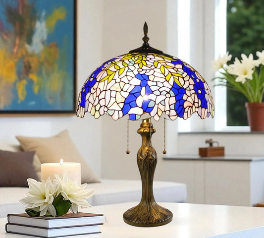 CDH 16" Tiffany Table Lamp 40cm Shade (16039)