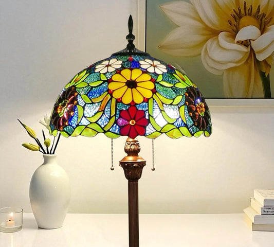 CDH Tiffany Floor Lamp (16096F) 16" 40CM Shade