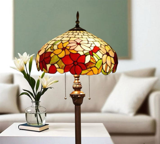 CDH Tiffany Floor Lamp (15050F) 16" 40CM Shade
