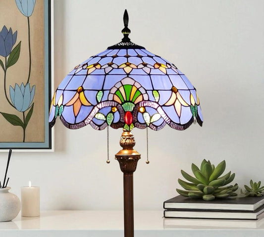 CDH Tiffany Floor Lamp 20”XLARGE 50CM shade (16942FX)