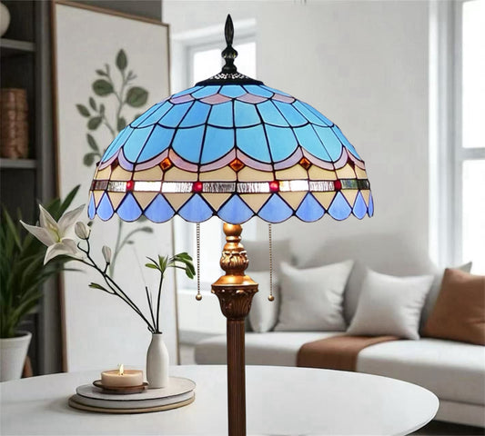 CDH Tiffany Floor Lamp 20”XLARGE 50CM shade (16101FX)