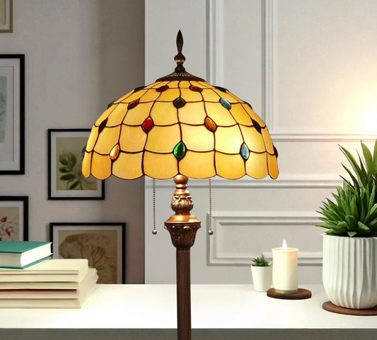 CDH Tiffany Floor Lamp (12010FL) 16" 40CM Shade