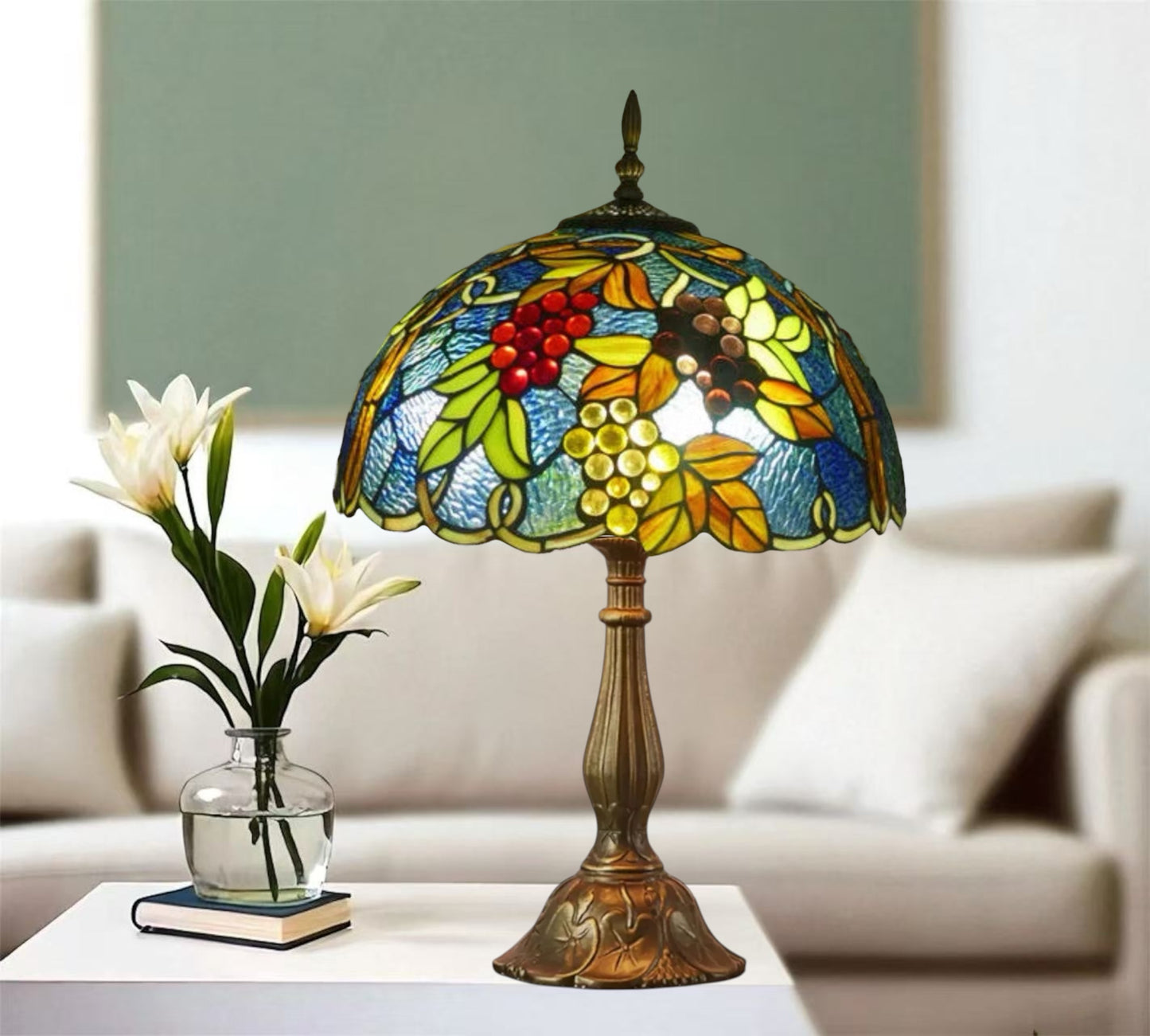 CDH 12" Tiffany Table Lamp (12099)
