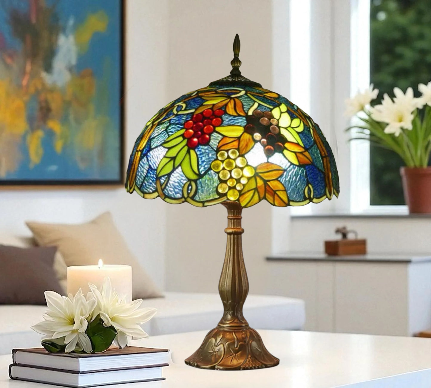 CDH 12" Tiffany Table Lamp (12099)