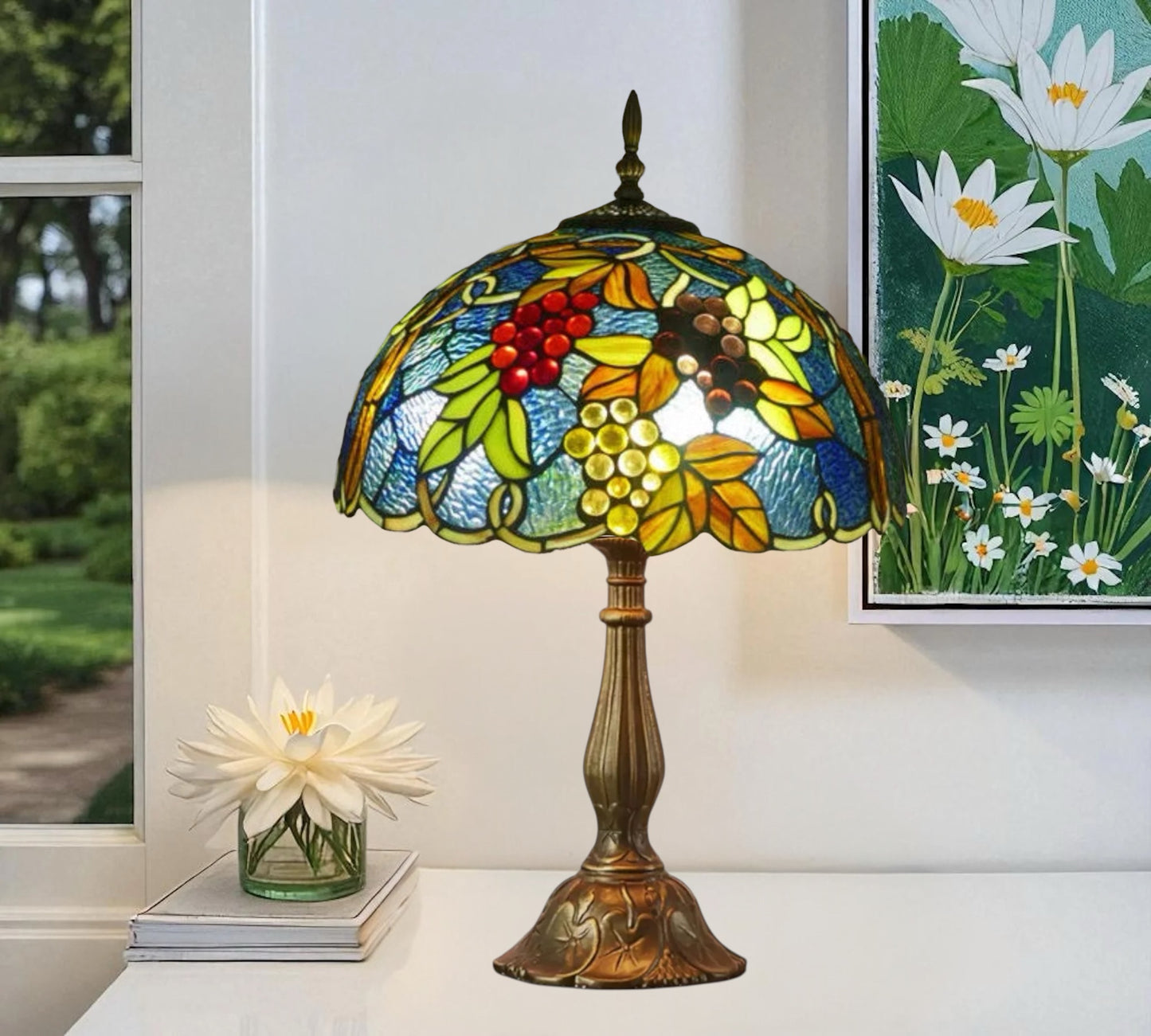 CDH 12" Tiffany Table Lamp (12099)