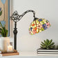 CDH Tiffany Bridge Arm Style Floor Lamp (11002BSF) 12" 30CM Shade