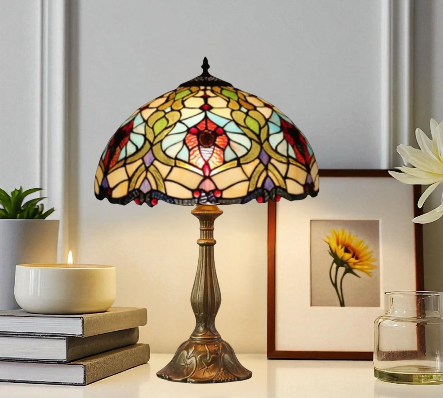 CDH 12" Tiffany Table Lamp (11001)
