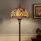CDH Tiffany Floor Lamp Base 175cm high with 3-bulb light fitting (17005)