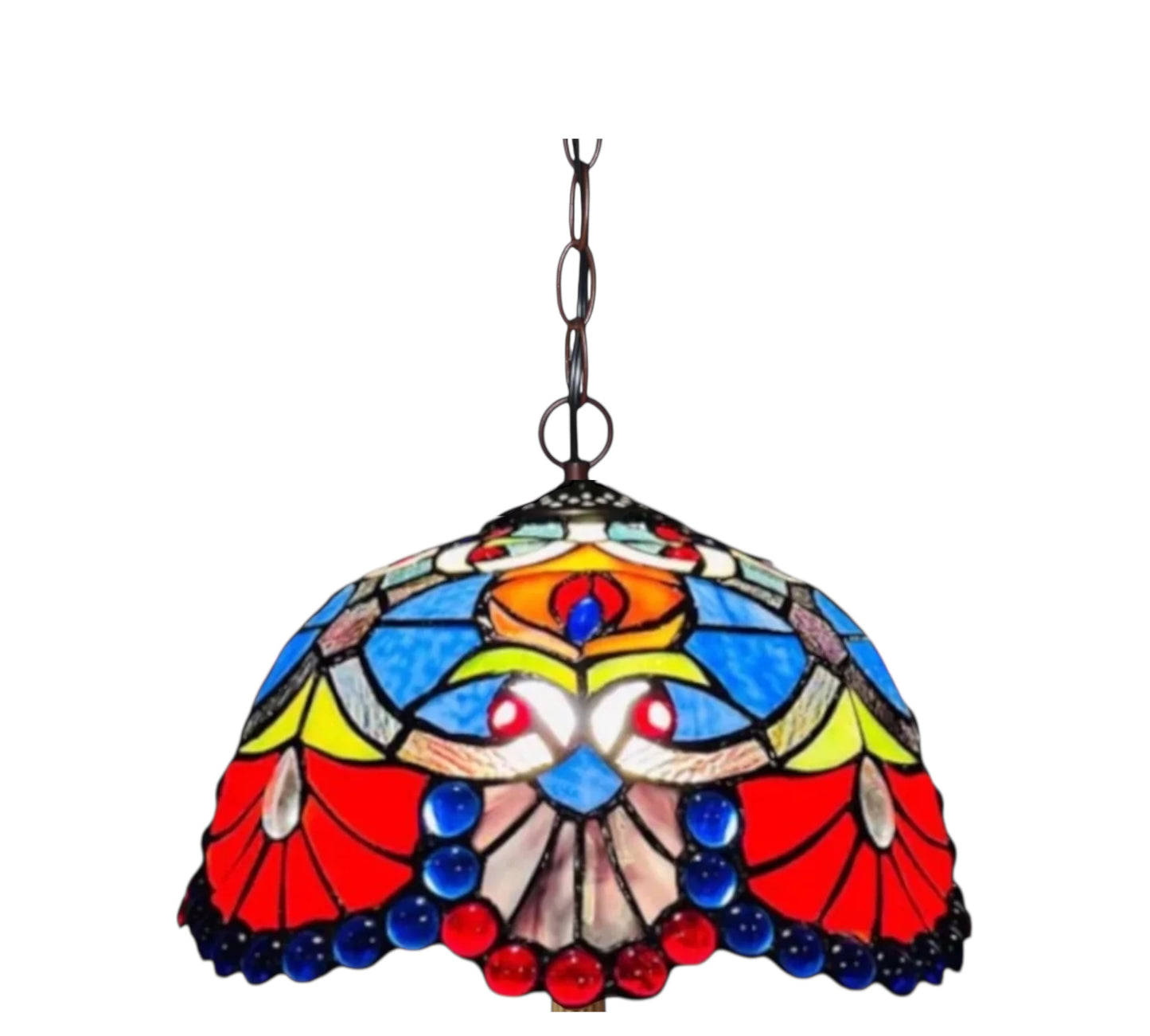 CDH 12" Tiffany Pendant Lamp 30cm shade (12725C)