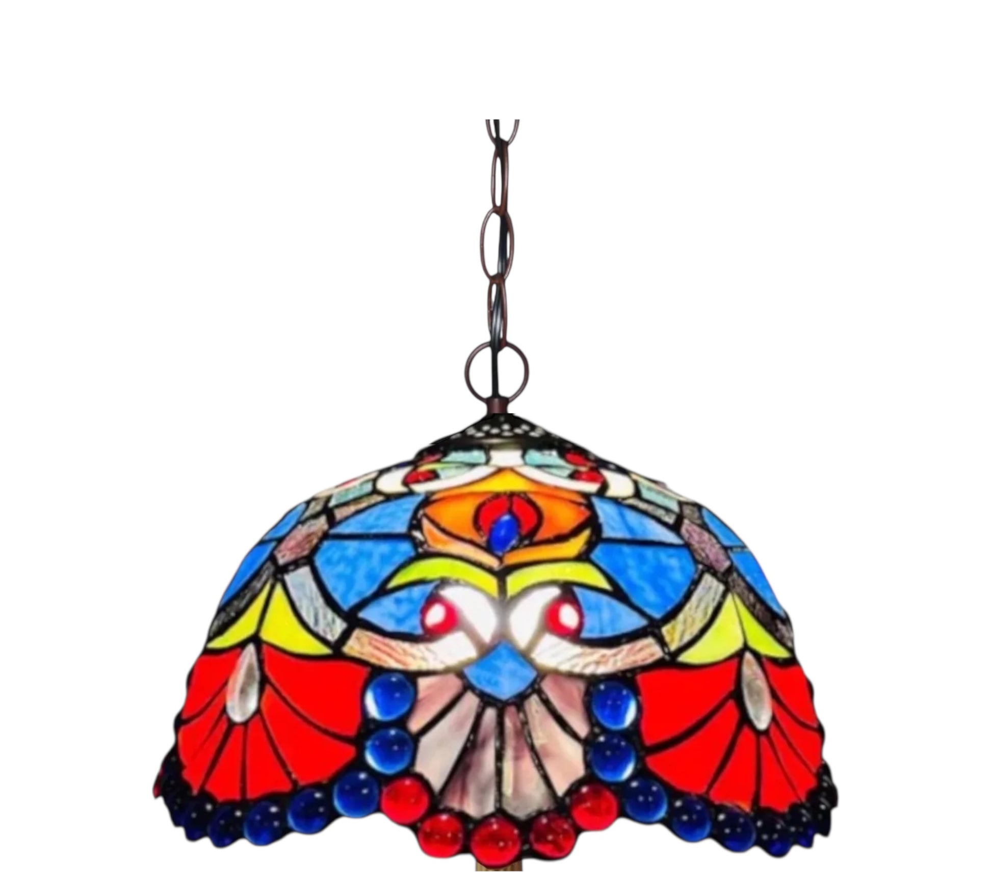 CDH 12" Tiffany Pendant Lamp 30cm shade (12725C)