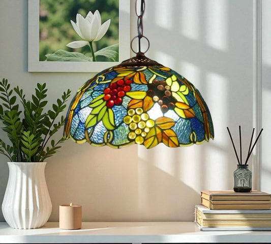 CDH 12" Tiffany Pendant Lamp 30cm shade (12099C)