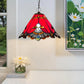 CDH 12" Tiffany Pendant Lamp 30cm shade (12001R_C)